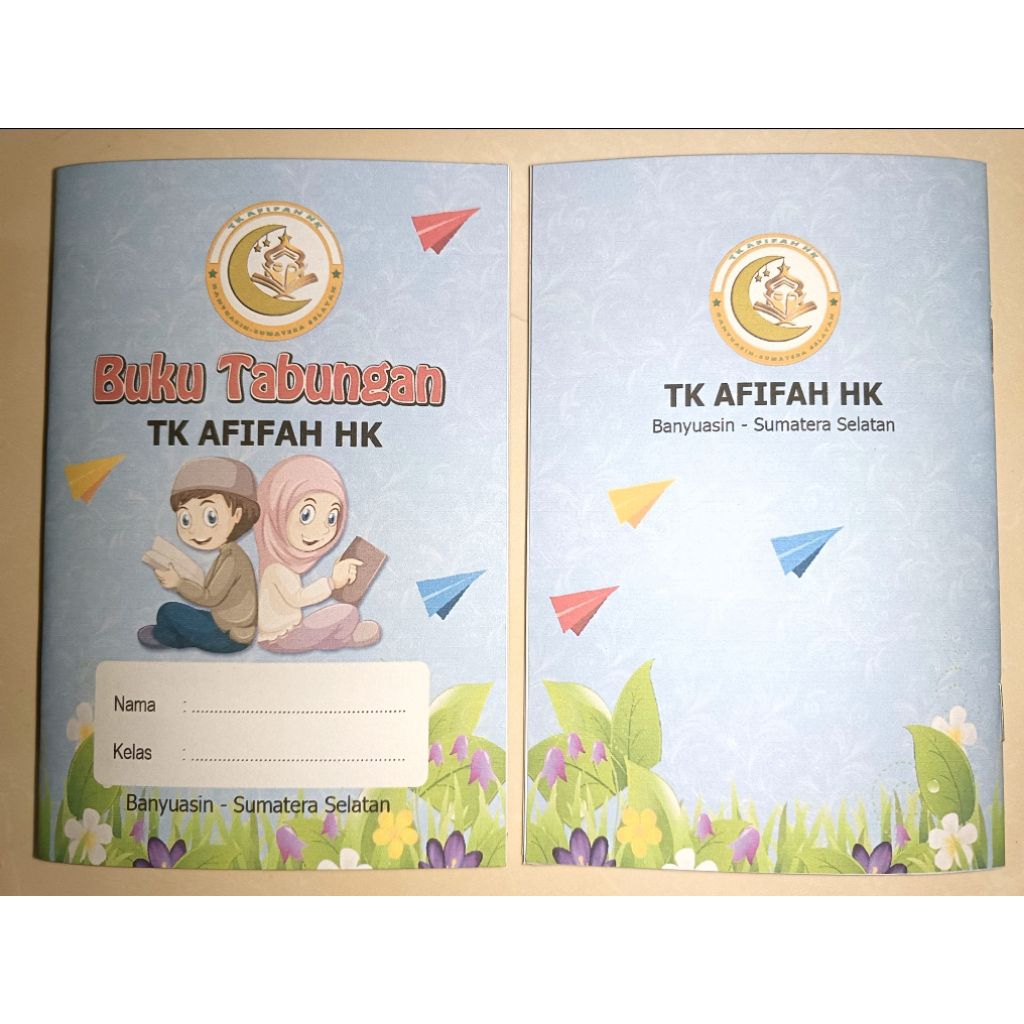 

Buku Tabungan Siswa Sekolah TPQ Madrasah Diniyah bisa Custom A6 32halaman