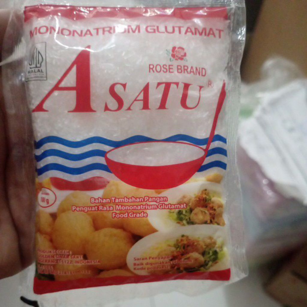 

micin msg merk asatu rosebrand 100 gram