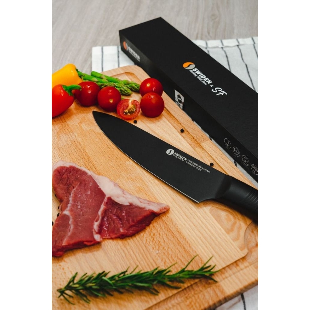 pisau swiden/swiden knife/premium black shark knife