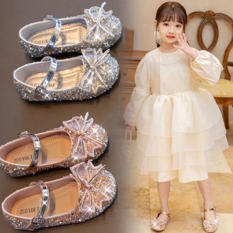 KODE F2S SVEKES Sepatu Anak Perempuan Sepatu Pesta AnaK Mutiara Bling Bling  Free Dus Cod H11