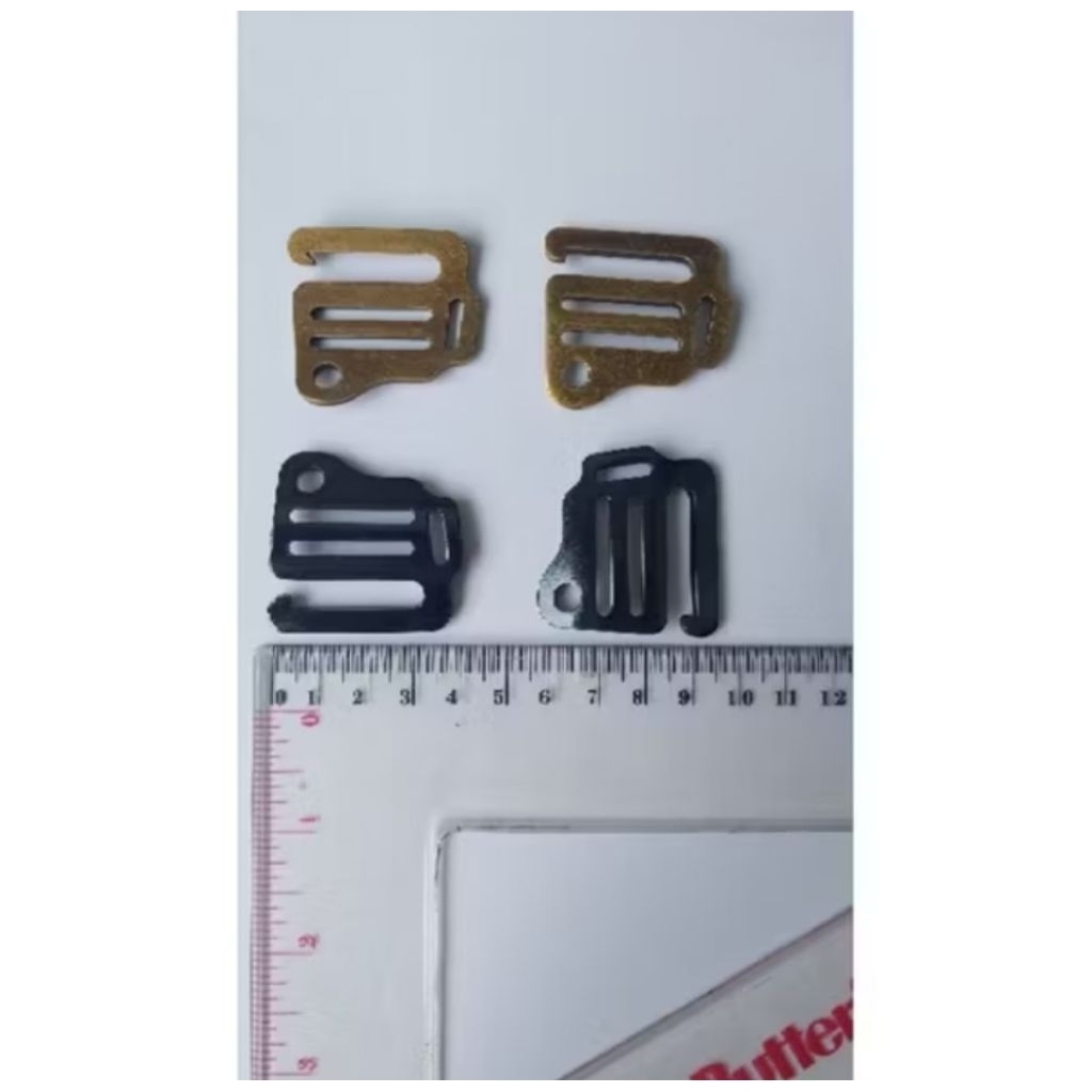 G hook G kait tas buckle besi 2,5cm