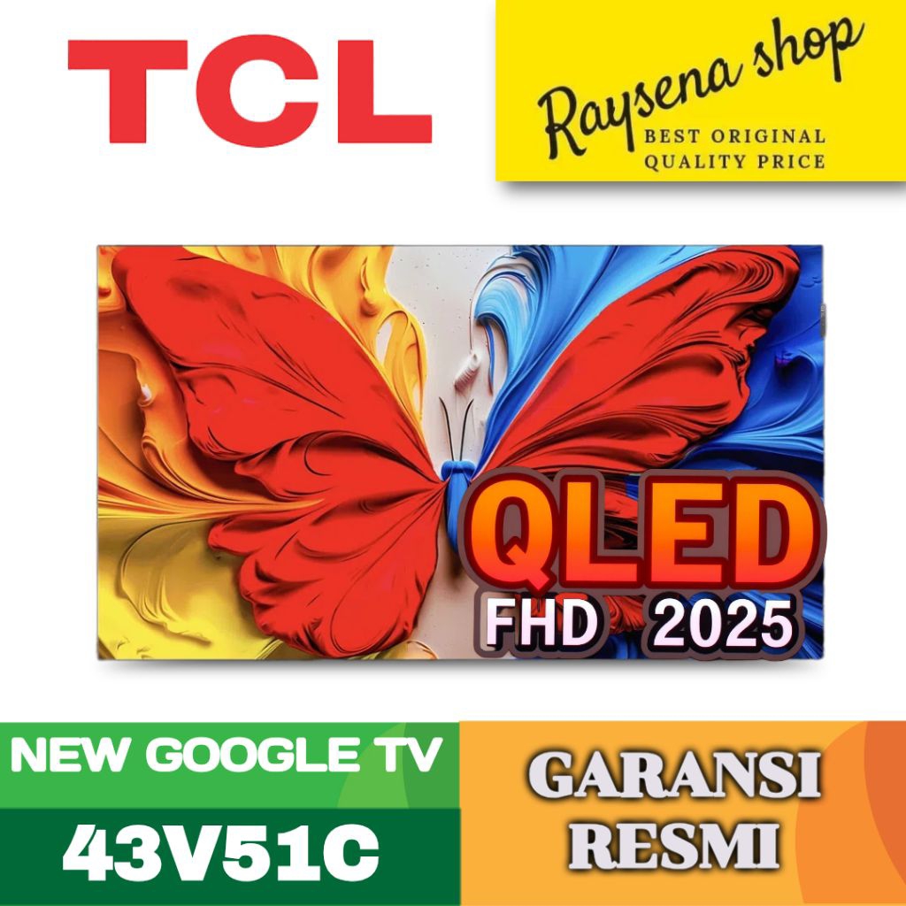 TCL 43 inch google TV 2k FHD QLED 43v51c 43a9 43G9 43v6b a43v6c