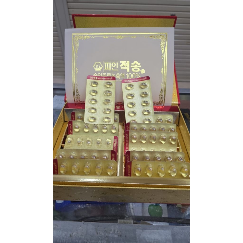 

Red pine asli Korea 1bok isi 120sofgel