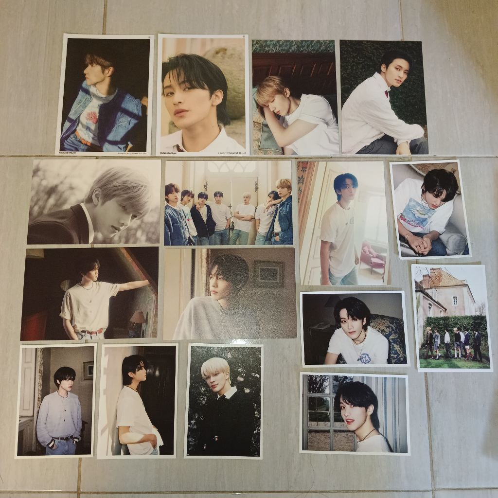 official postcard mini poster md endless dream nct dream mark renjun jeno haechan jaemin chenle jisu