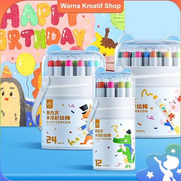 

Krayon Putar Krayon 3648 Warna Aman Anak Tidak Beracun dan Mudah Dicuci KODE G1I1