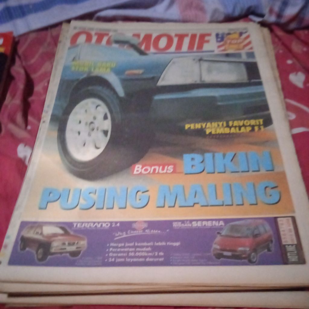 buku Tabloid otomotif jadul tahun 1998, Cara jitu bikin pusing maling