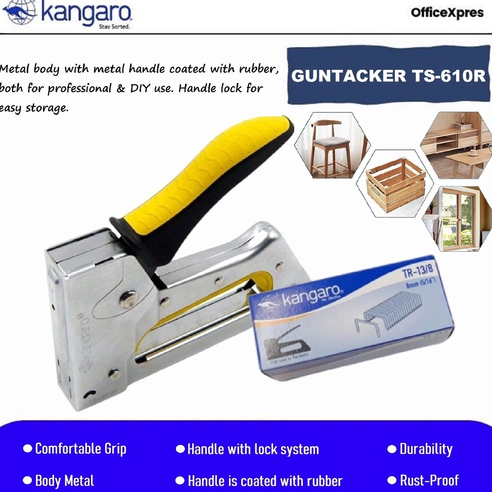 

KODE H69J Alat Stapler Tembak Jok Kulit Motor Guntacker TS 61R Sejenis MAX TGA Cekrekan Pengokot Stapler Sofa