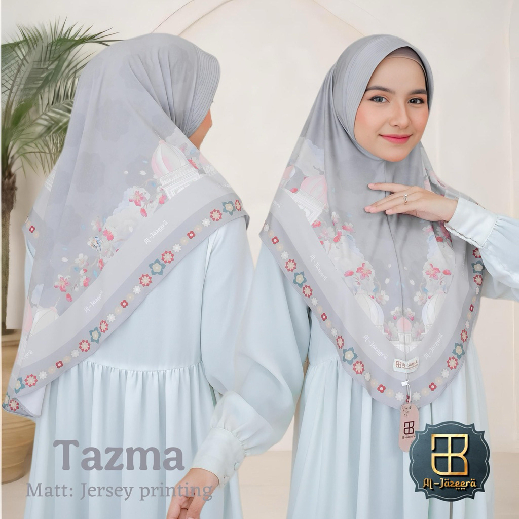 AL JAZEERA TAZMA // HIJAB BERGO MOTIF PRINT TAZMA BY AL JAZEERA