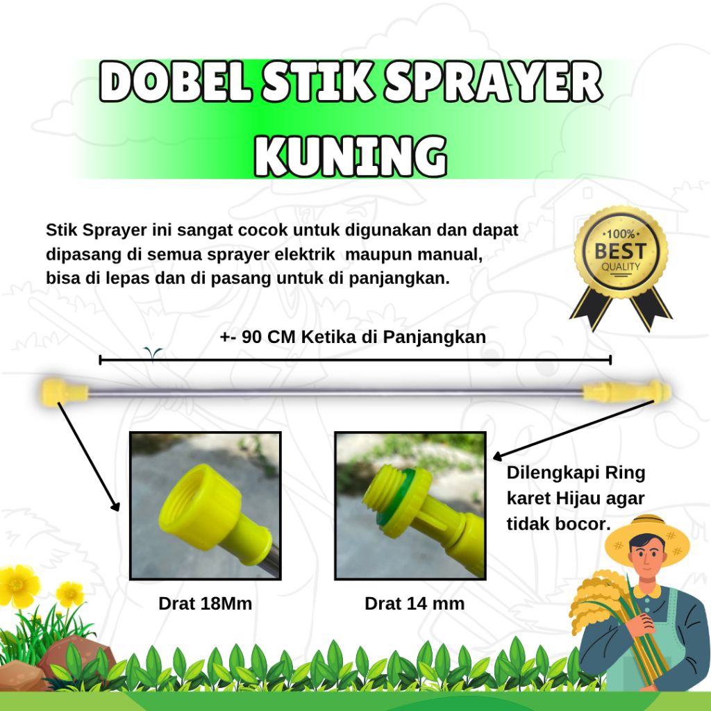 Stik Sprayer Elektrik kuning