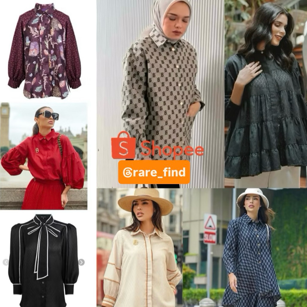 [NEW] SALE Ready Original Buttonscarves Monogram Shirt Beverly Taupe Tapis Tiered Embossed Kylie Den