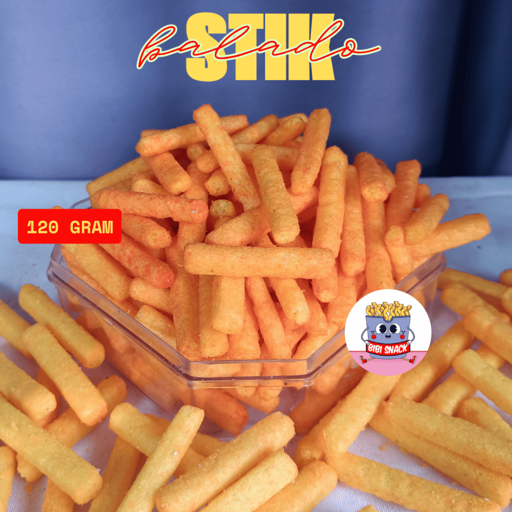 

Bibi Snack - Stik Balado Keju Tes Kiloan 120gr