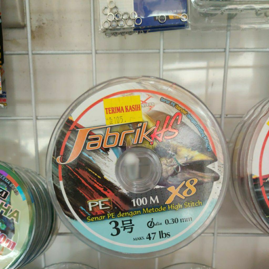 SENAR PANCING PE RELIX NUSANTARA JABRIX X8 100M