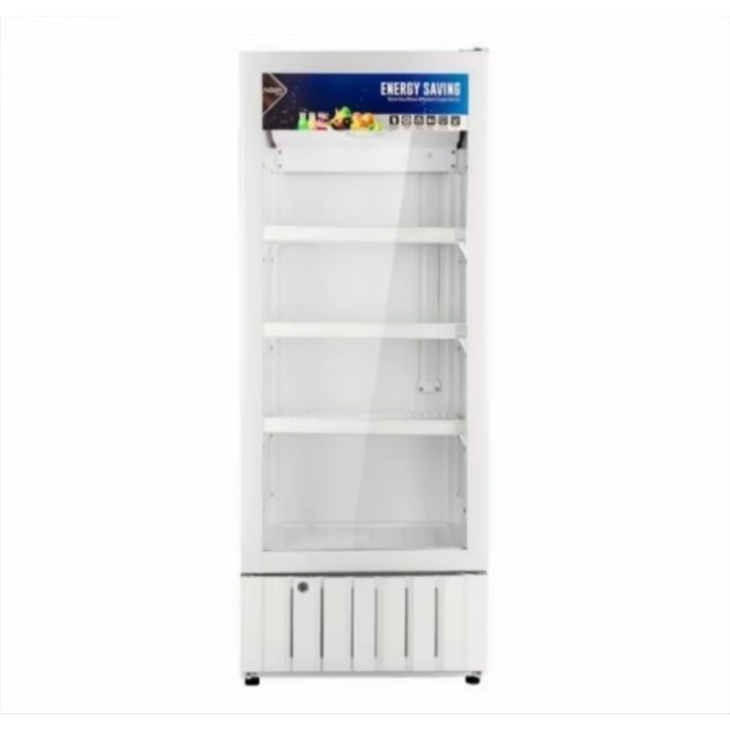 Showcase AQUA AQB-190 | Kulkas display kaca minuman AQB190 190L 190