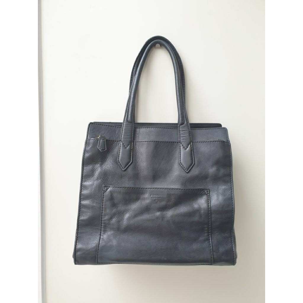 Shoulder Bag Tote Bag Fossil Tas kulit Fossil