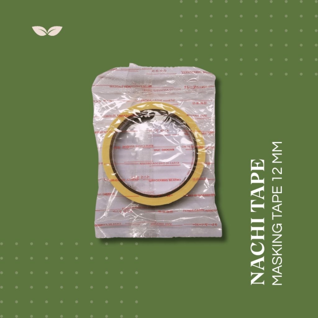 

ISOLASI || NACHI TAPE MASKING TAPE 12 MM