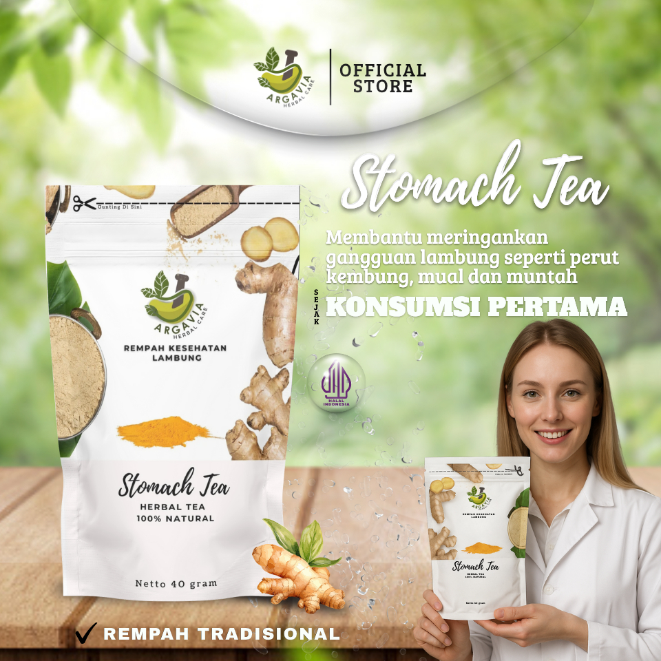 

Herbal Stomach Tea | Teh untuk Lambung – Redakan Maag & Mulas