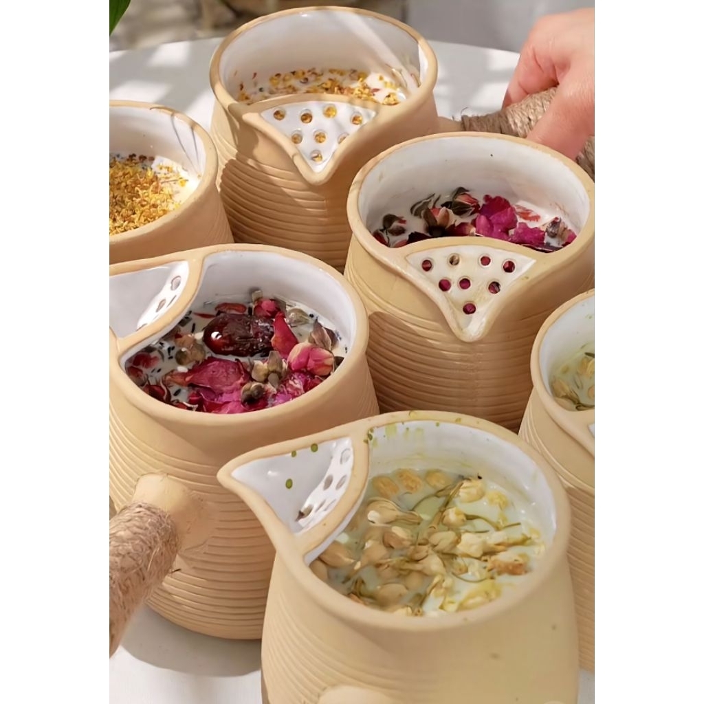 

Teh herbal Yunnan guanguannaicha claypot roast milk tea blend