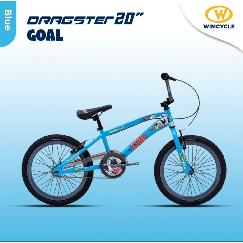 Sepeda Bmx 20inch Wimcycle Dragster Goal