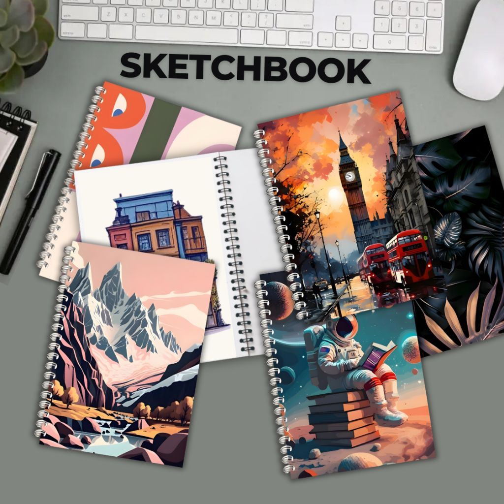 

Buku Sketsa Sketchbook A5,Polos Craft Vintage Sketchbook murah meriah / sketchbook Brown.