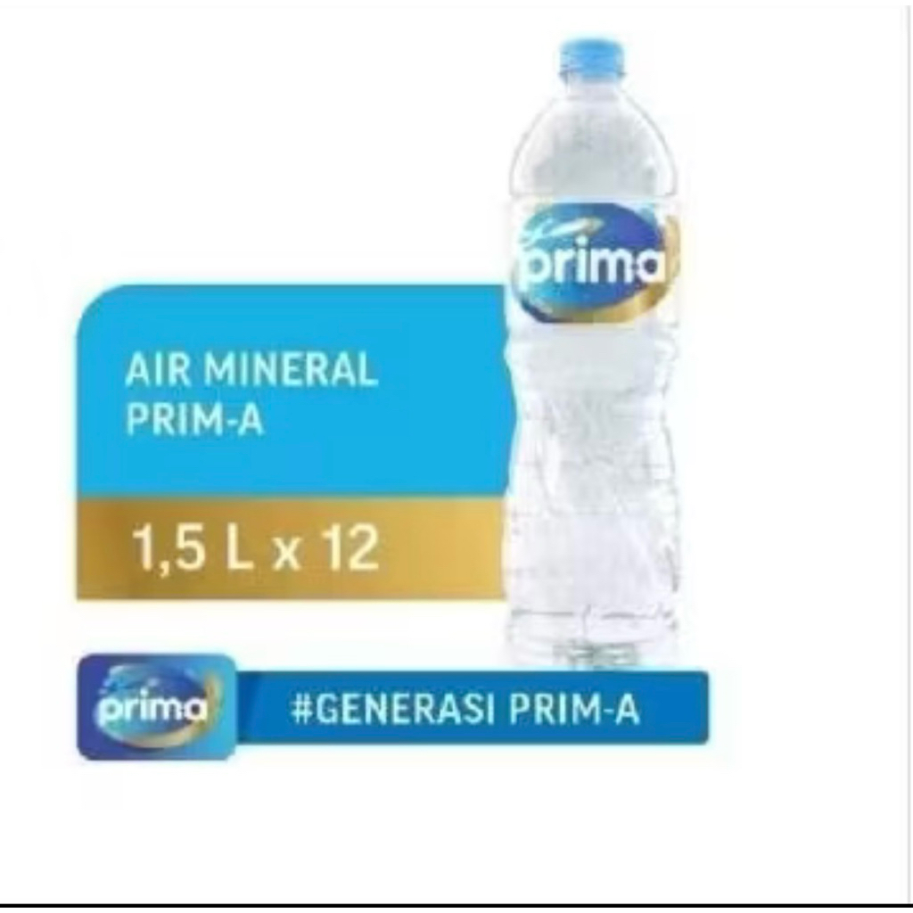 

AIR MINERAL PRIMA 1500ML (1 DUS ISI 12 BTL)