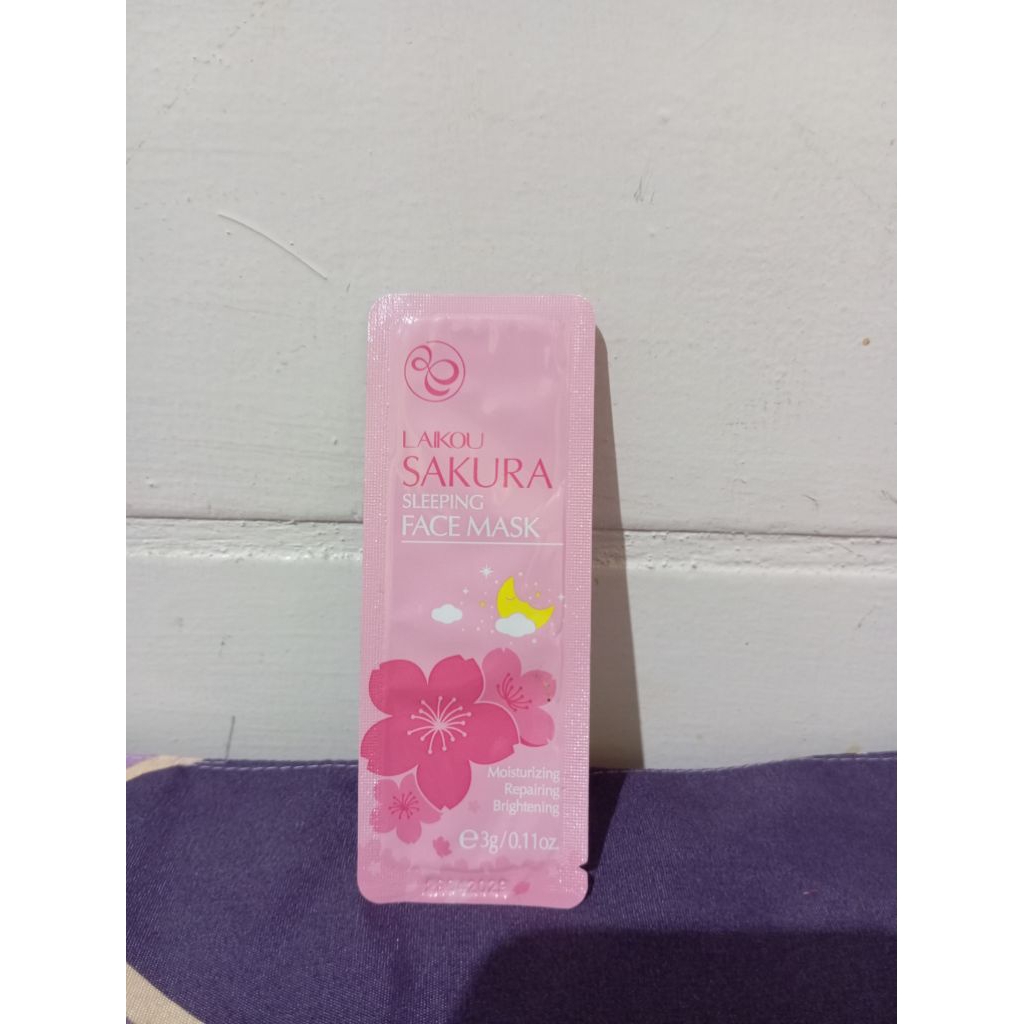Laikou Sakura Sleeping Face Mask 3g