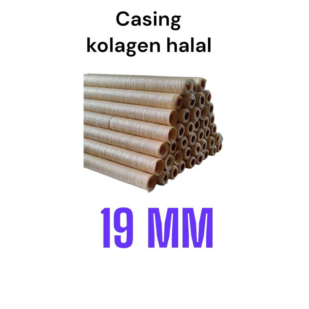 

New Collection 19MM CASING SOSIS KOLAGEN COLLAGEN CASING EDIBLE CASING HALAL