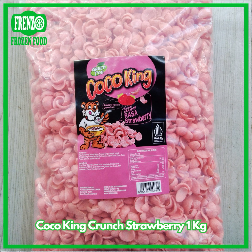 

Coco King Crunch Snack Rasa Strawberry 1 Kg