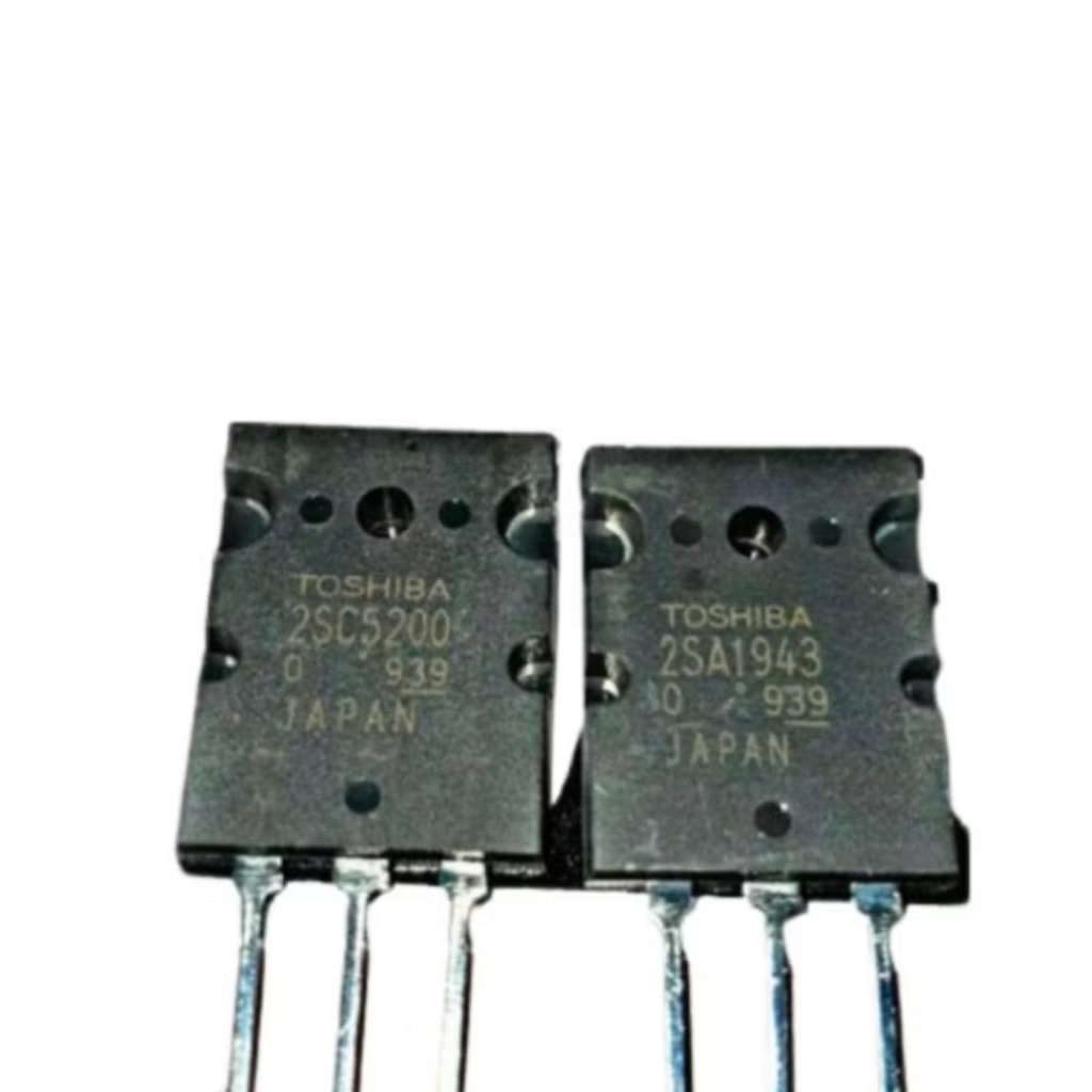 Transistor TOSHIBA 2SC5200-2SA1943 set lot 939 sepasang