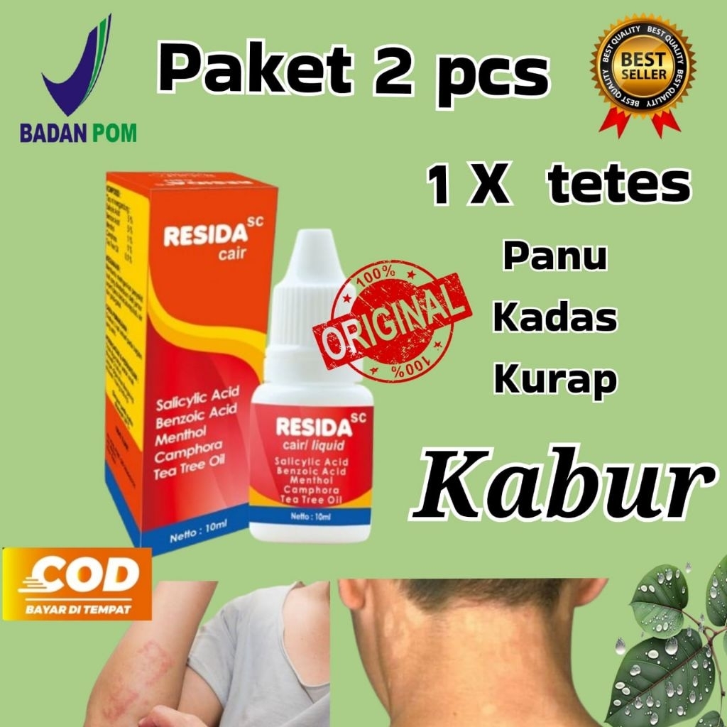 RESIDA CAIR KALPANAX CAIR 10 ML RESIDA CAIR ORIGINAL PANU KADAS KURAP JAMUR AMPUH MURAH