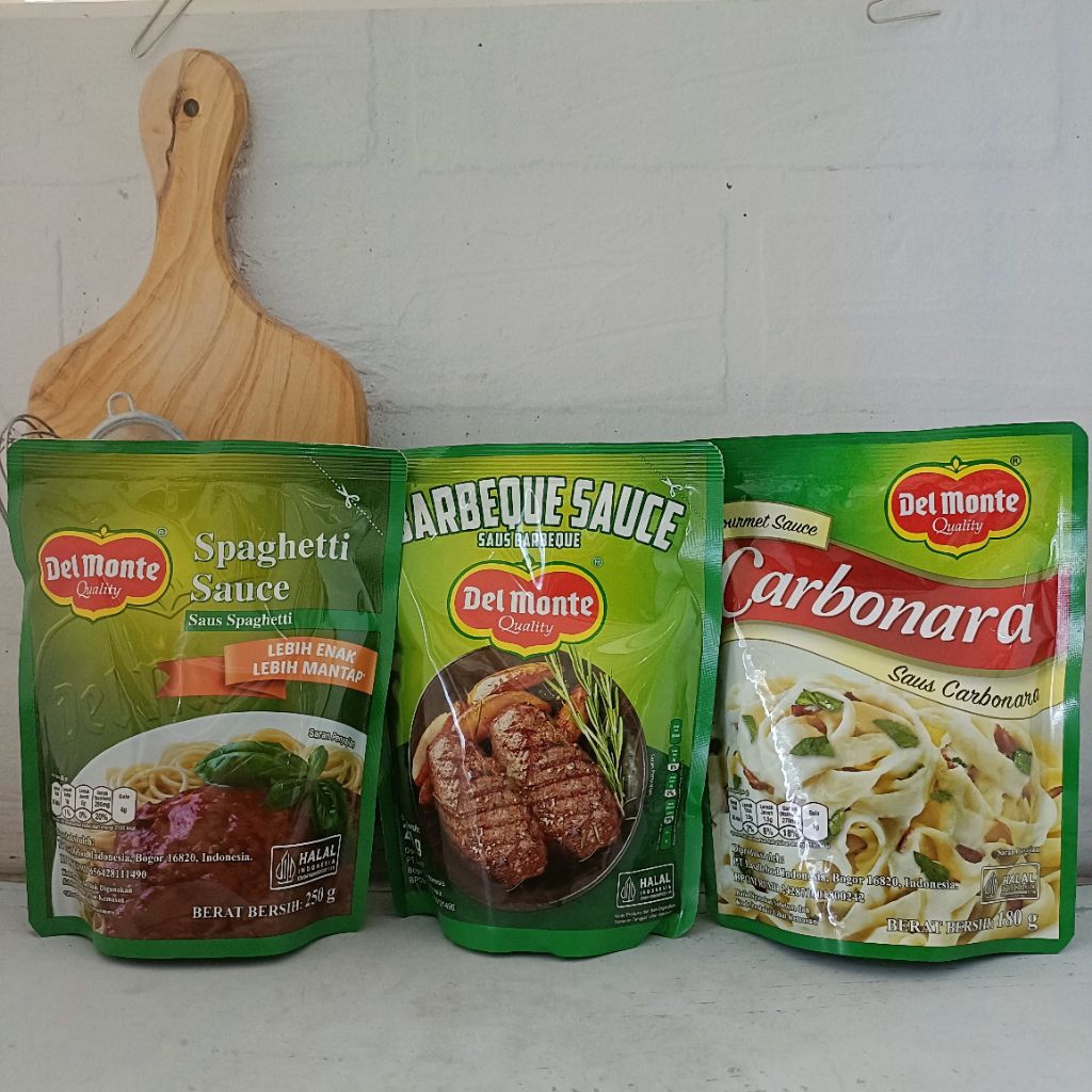 

DELMONTE SAUCE (CARBONARA,SPAGETTI,BBQ) 250gr