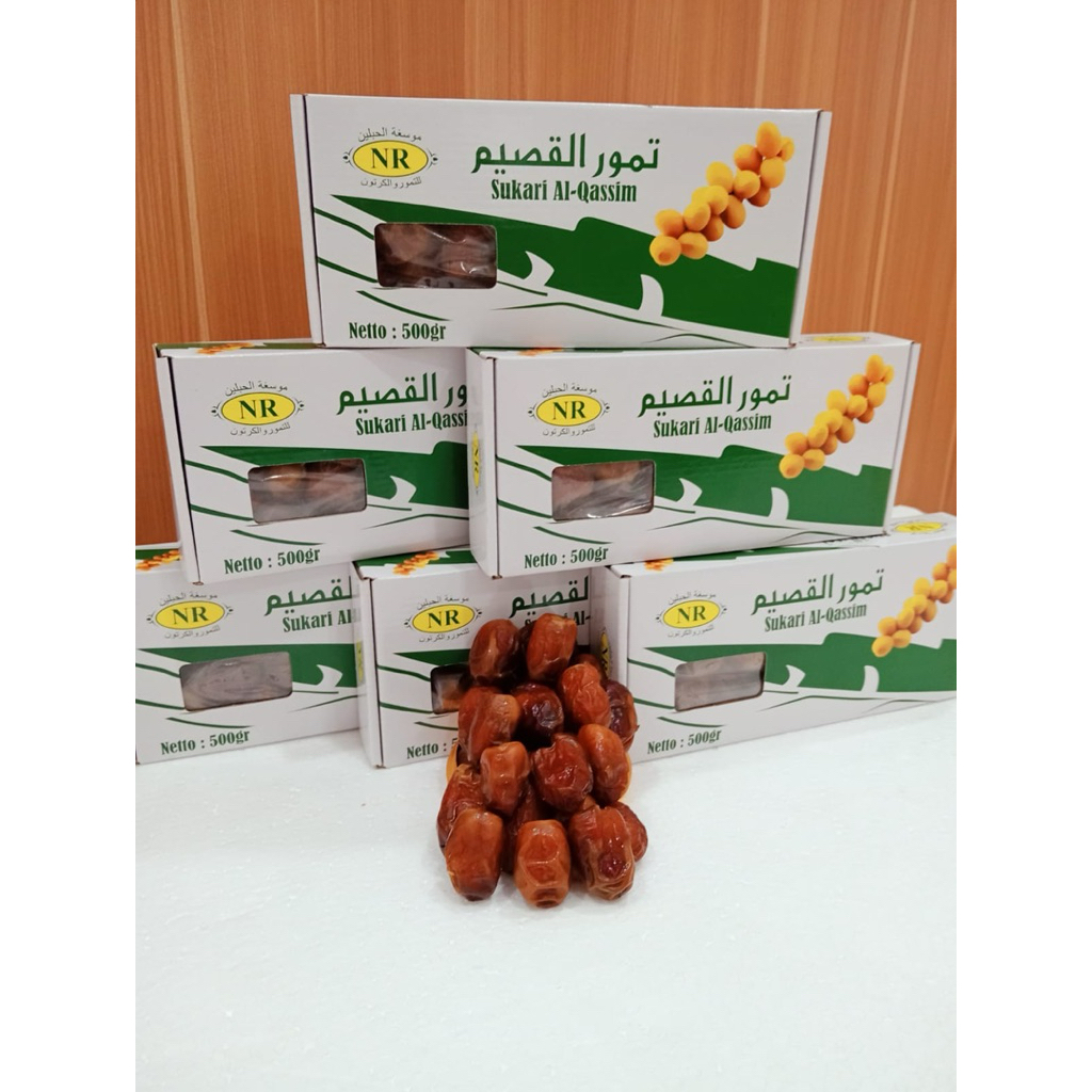 

Kurma Sukari Al-Qassim Grade A 500gram Best Quality Kurma Raja/Kurma Madu Sukari Al-Madinah Grade A 500gram