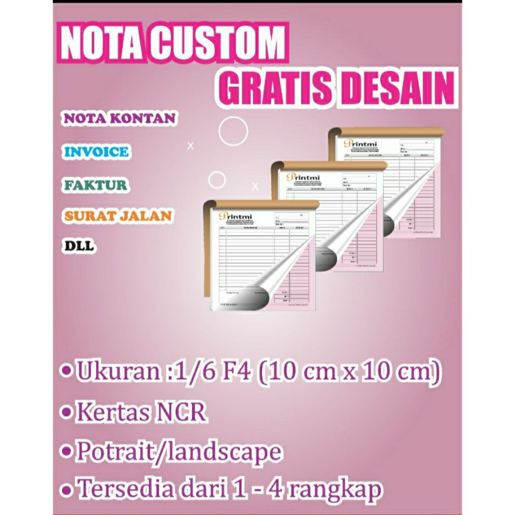 

Nota CUSTOM 1/6 Folio FULL COLOR