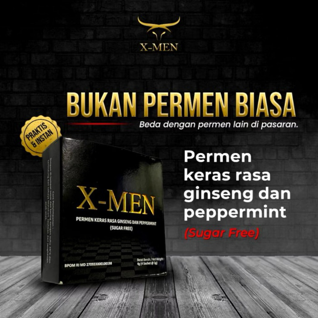 

XMEN PERMEN STAMINA HERBAL GINGSENG 100% ORIGINAL 1 BOX
