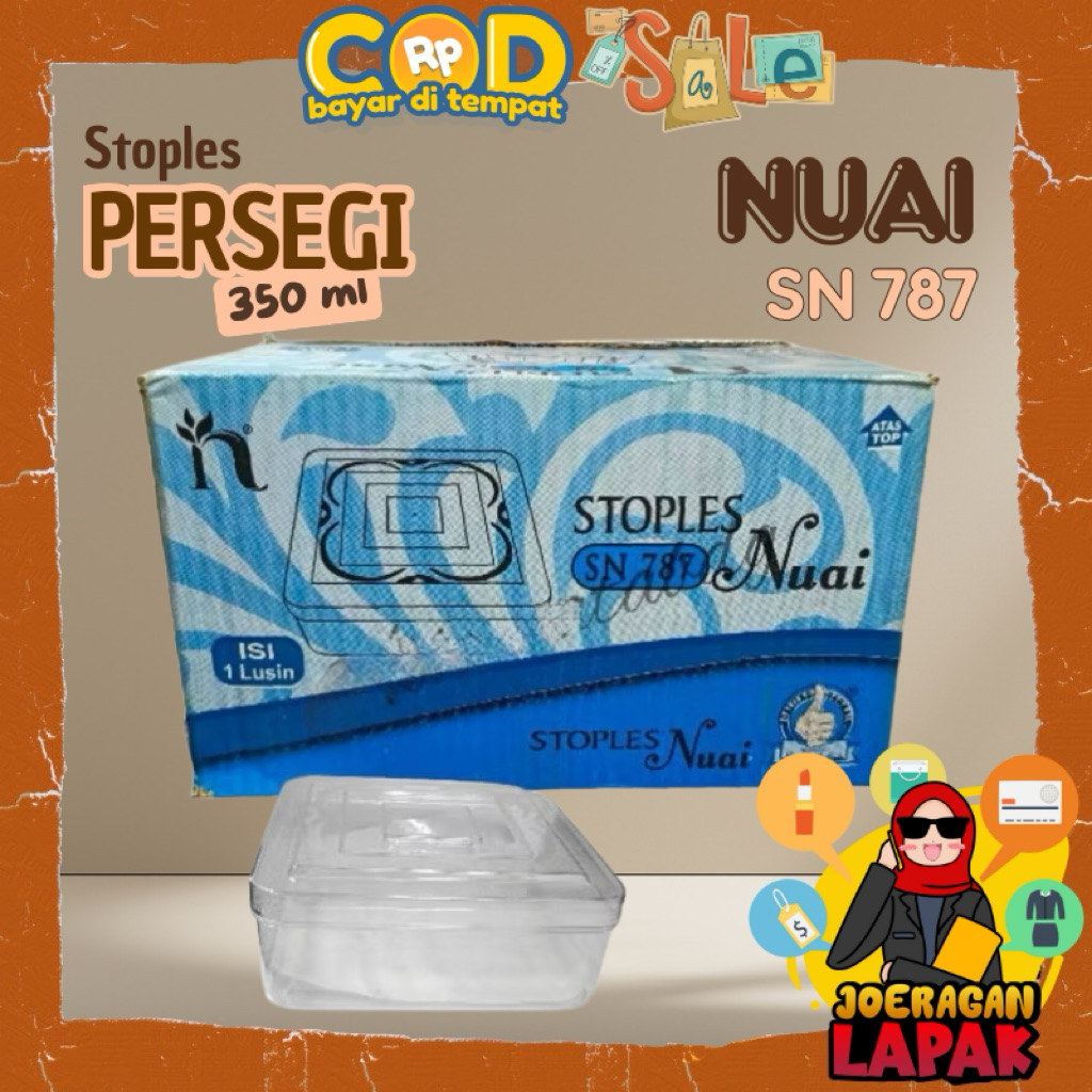 [JOERAGAN LAPAK] Toples Nuai SN 787 ( WAJIB MEMBELI BUBBLE )