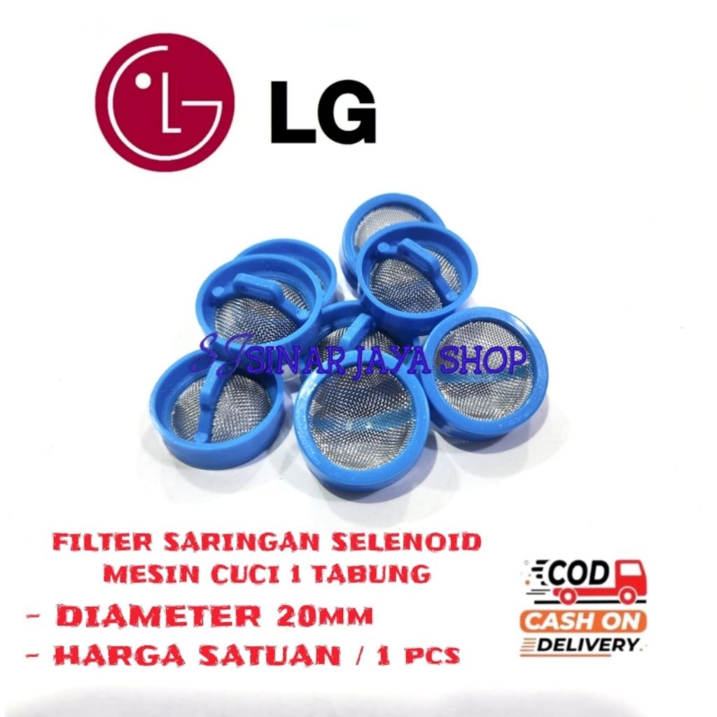Filter Saringan Selenoid Mesin Cuci LG 1 Tabung | Saringan Selenoid Mesin Cuci LG