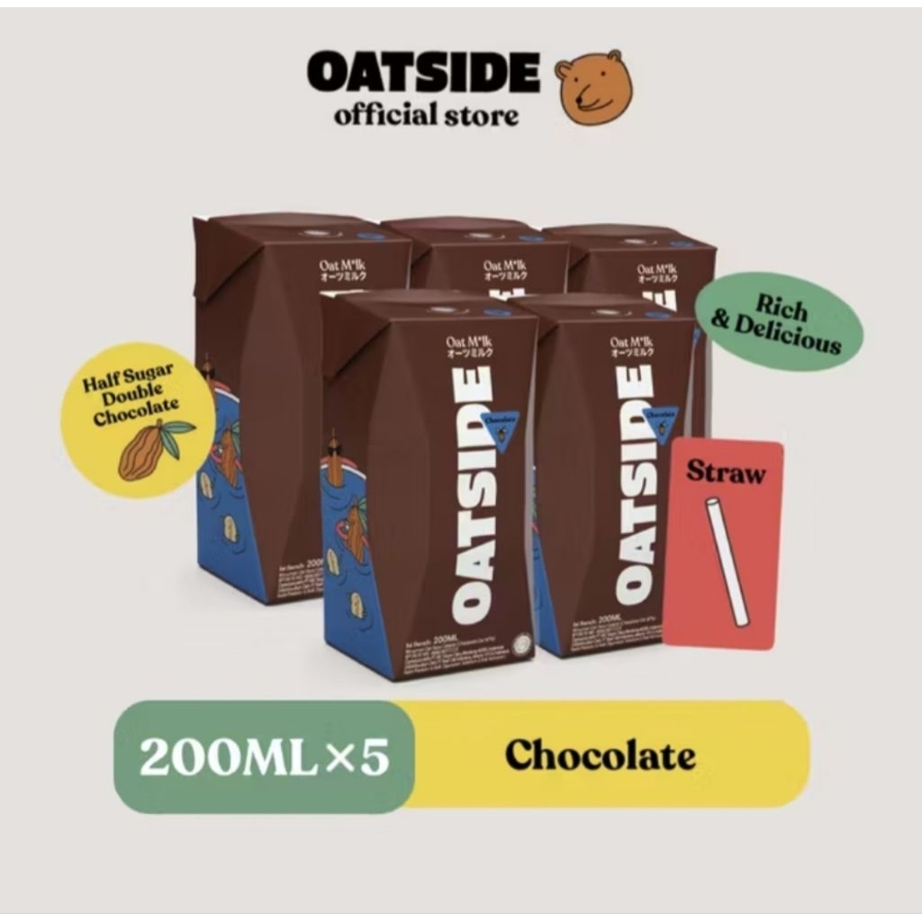 

Oatside Oat Milk Chocolate 200ml × 5pcs