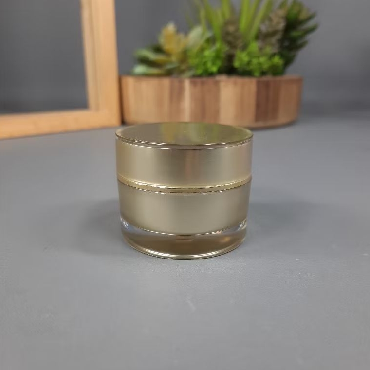 Pot Acrylic Gold 10 GR  / Pot Cream Acrylic 10 GRAM / Pot Cream 10 GR / Pot Skincare 10 GRAM/Pot Tra