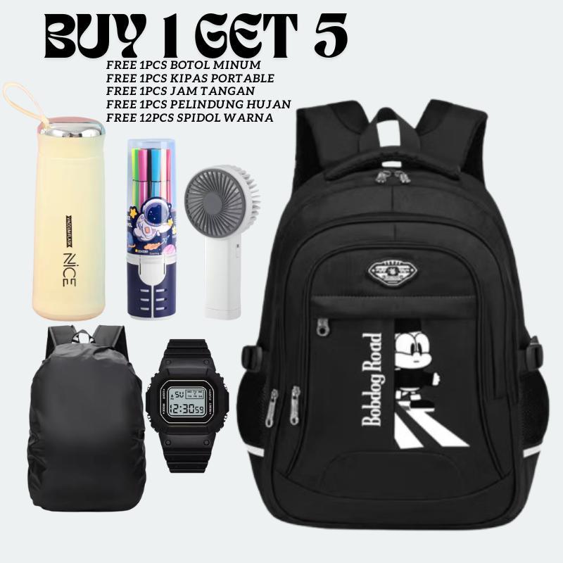 PROMO TAS SEKOLAH BOBDOG ROAD TAS SEKOLAH CEWEK/COWOK TAS SEKOLAH BACKPACK SD SMP SMA TAS SEKOLAH