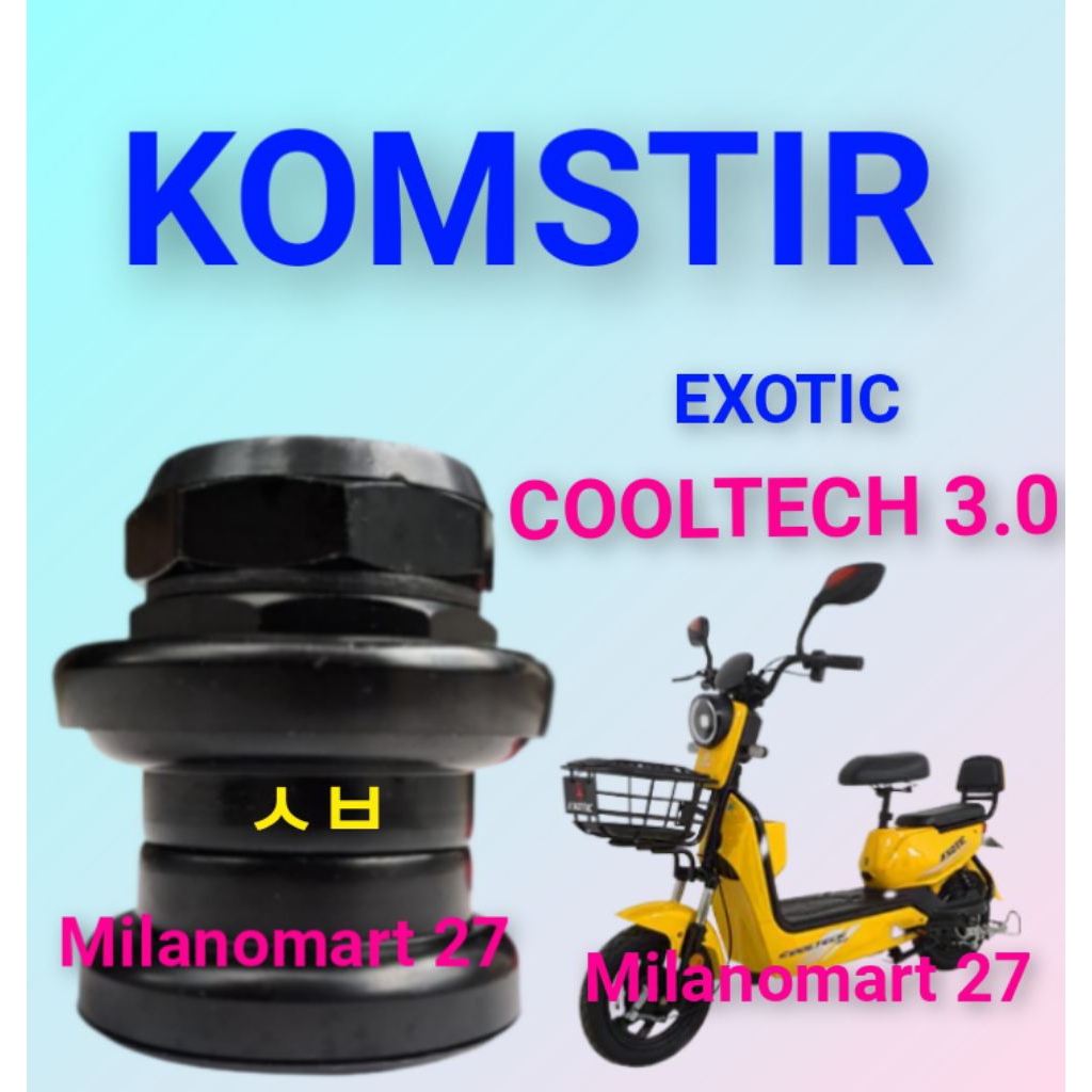 komstir exotic cooltech 3.0 kones headset sepeda listrik exotic cooltech 3.0