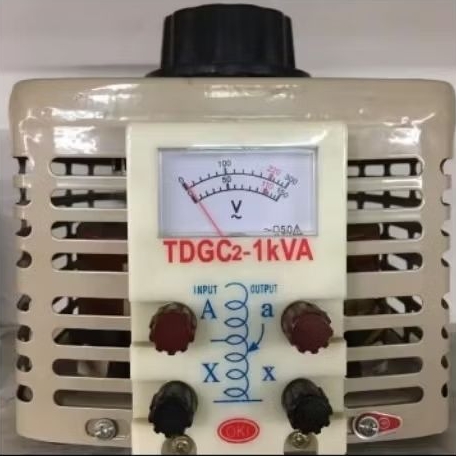slide regulator oki 1000watt TDGC2-1Kva
