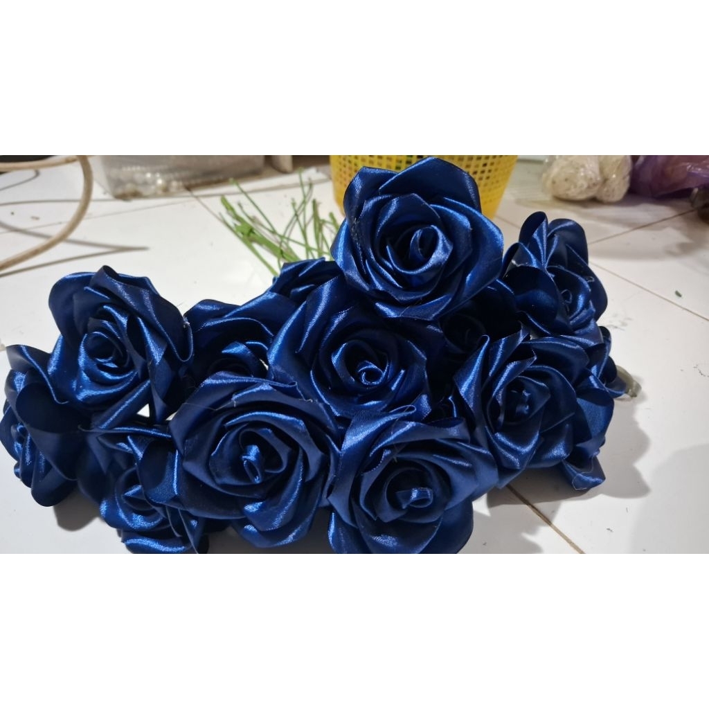 Bunga buket pita satin jumbo