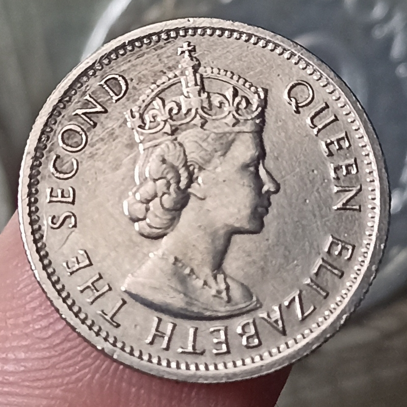 Koin Kuno Malaya and British Borneo (British Malaysia) 5 Cents - Elizabeth II Tahun 1961