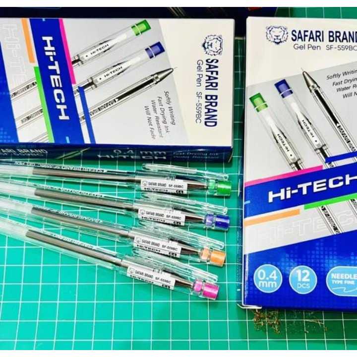 

( 1 BIJI ) Pulpen/Gel Pen Hi-Tech-H SAFARI SF-559BC SWEET COLOR TINTA HITAM Hi-Tech Hitech Hi-Tec Hitec Murah Safari 0.4 mm