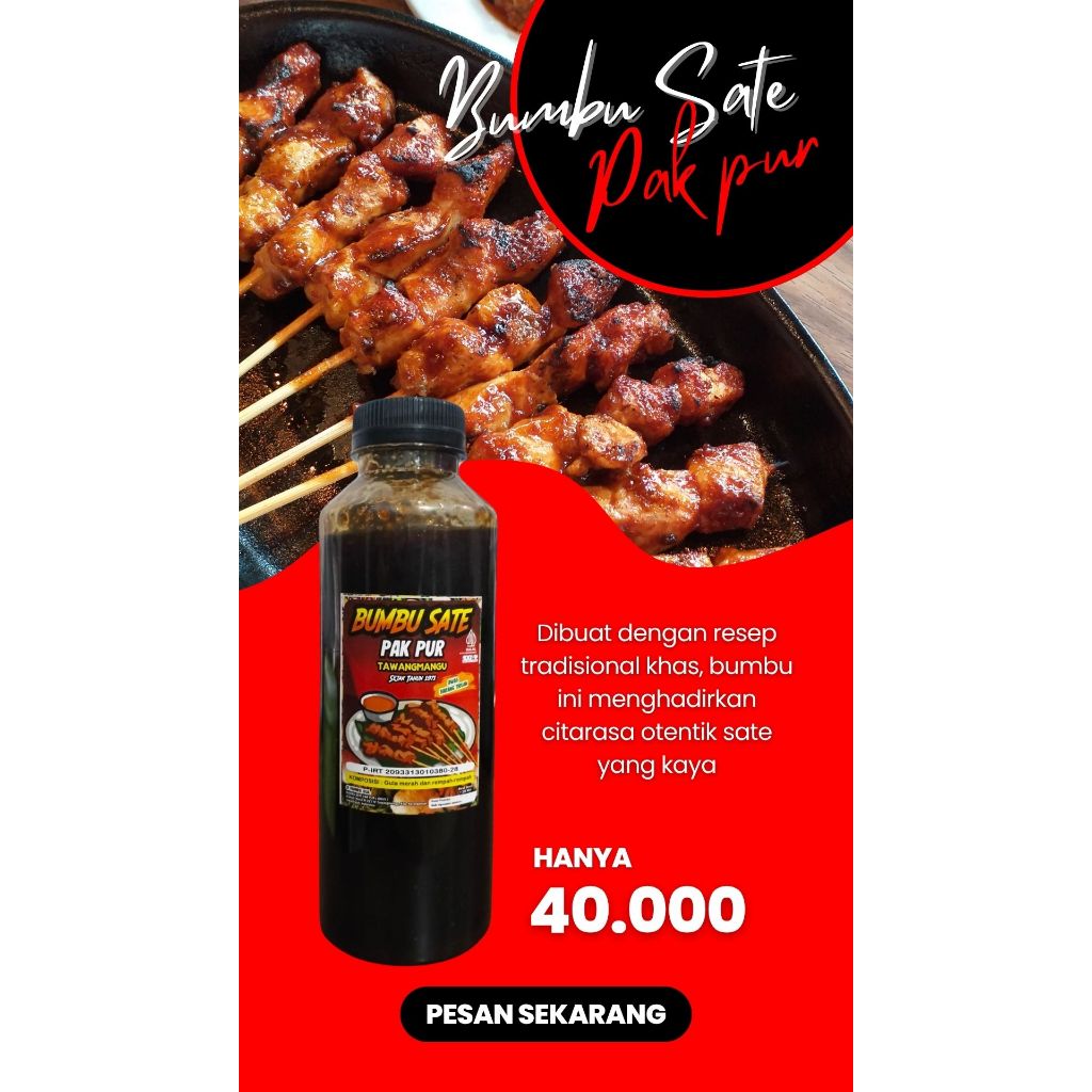 

Bumbu sate pak pur