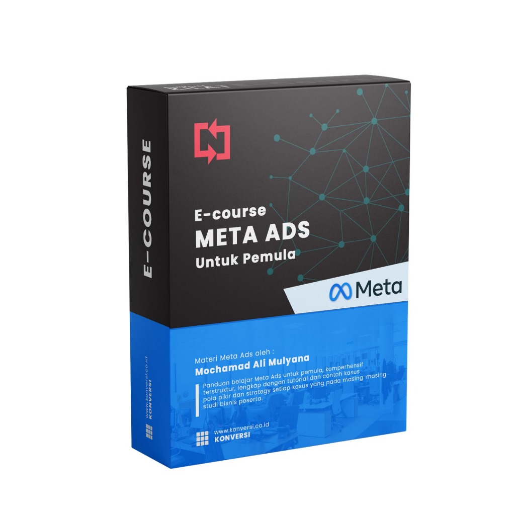 

E-Course Meta Ads Pemula | Ecourse Lengkap untuk Pemula & UMKM Anti Boncos, Step by Step Sampai Jago