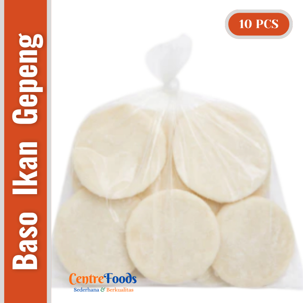 

Bakso Hupia Ikan Gepeng - Baso Ikan Gepeng Hupia AON | isi 10 Pcs [ Harga Per BKS ]