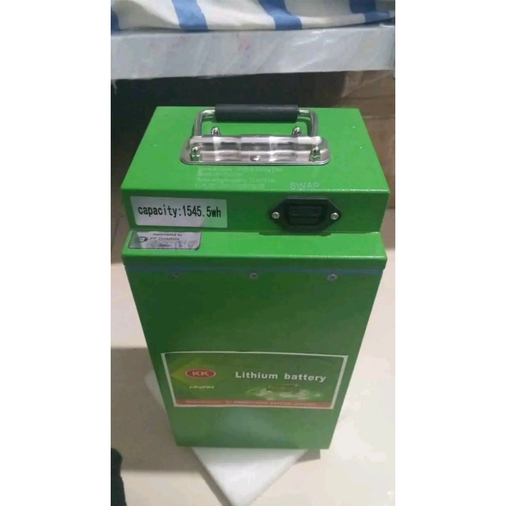 batre motor listrik Baru  termasuk charger