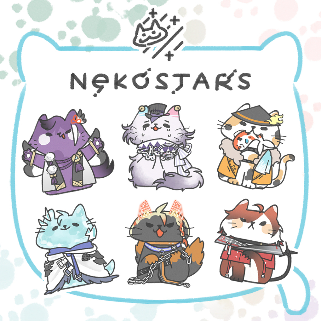 

NEKOSTARS Sticker Pack Kucing Holostars (minimal pilih 5)