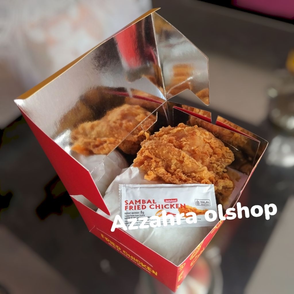 

BOX FRIED CHICKEN IVORY LAMINASI VOIL QUALYTY