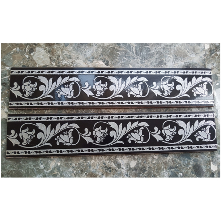 LIS KERAMIK DINDING UK. 10x40/10X50/10x60cm GLITTER TERMURAH harga PABRIK (free packing kayu)